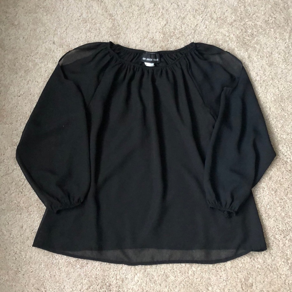 Cold shoulder blouse